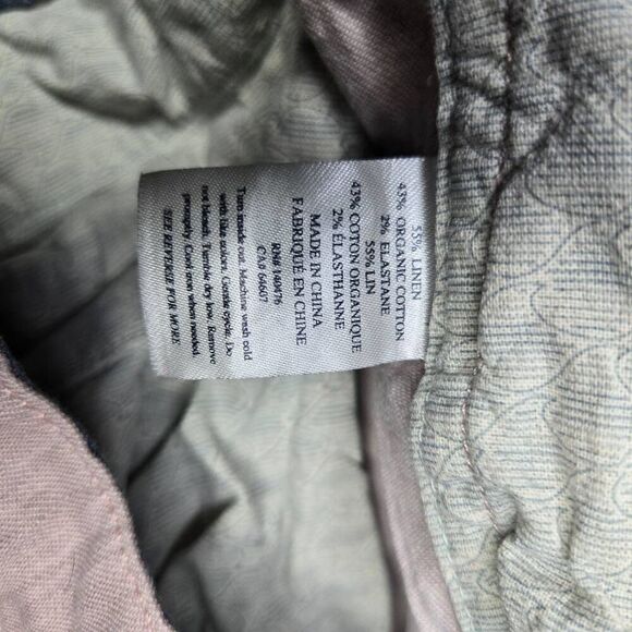 Faherty Shorts Size 40 Men's Organic Cotton Linen Blend Shorts - Picture 6 of 6